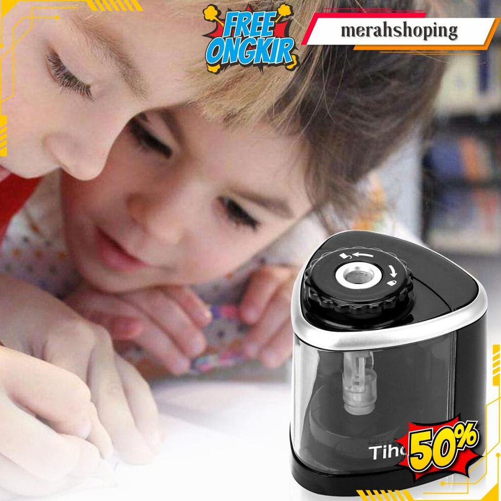 

Rautan Pensil Elektrik / Pencil Sharpener - Tenwin 8005/ Dilengkapi 2 Mata Pisau Termurah Banget