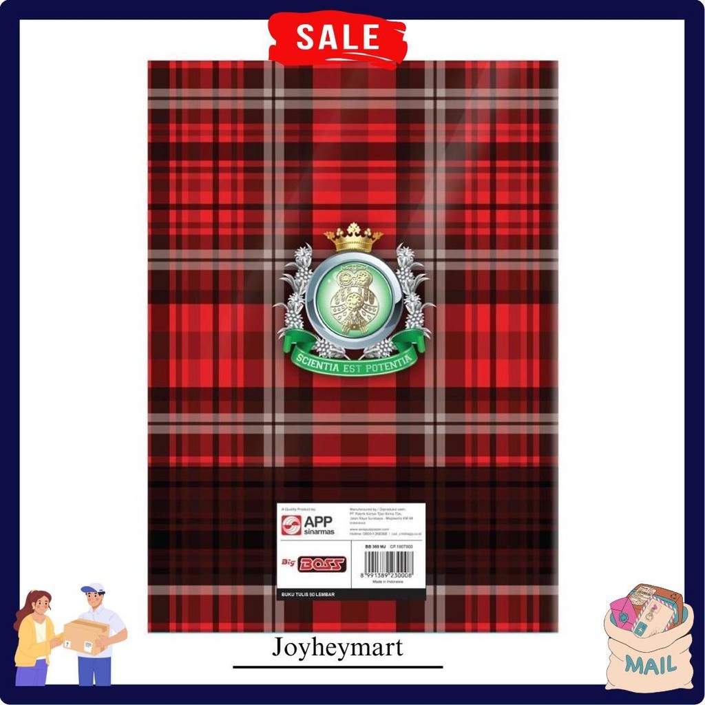 

[Stationery Spectrum] Bigboss Campus Buku Tulis 50 Lembar - Bbo Eb 50 Cam Bisa Cod