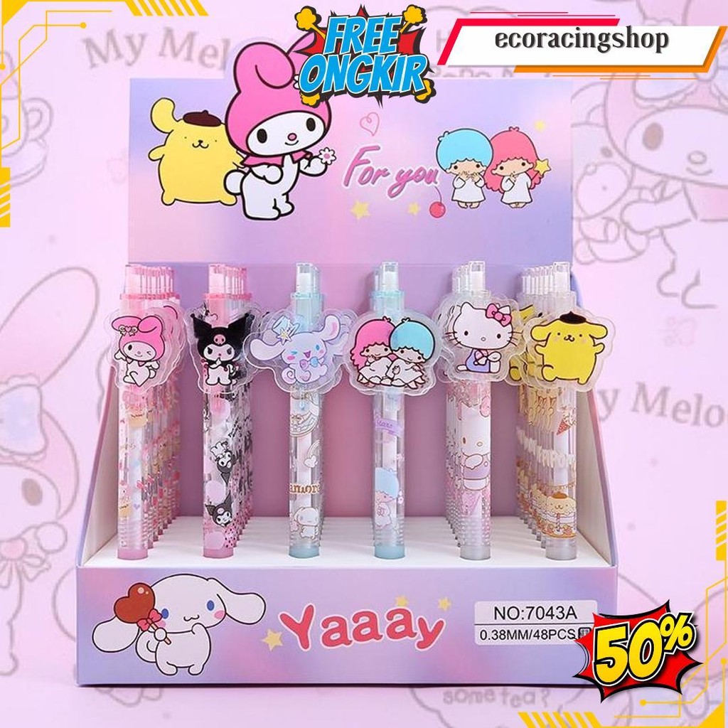 

Murmure.Id | Pulpen Mekanik Pen Pena Karakter Bolpoin Melody Sanrio Akrilik Bisa Cod