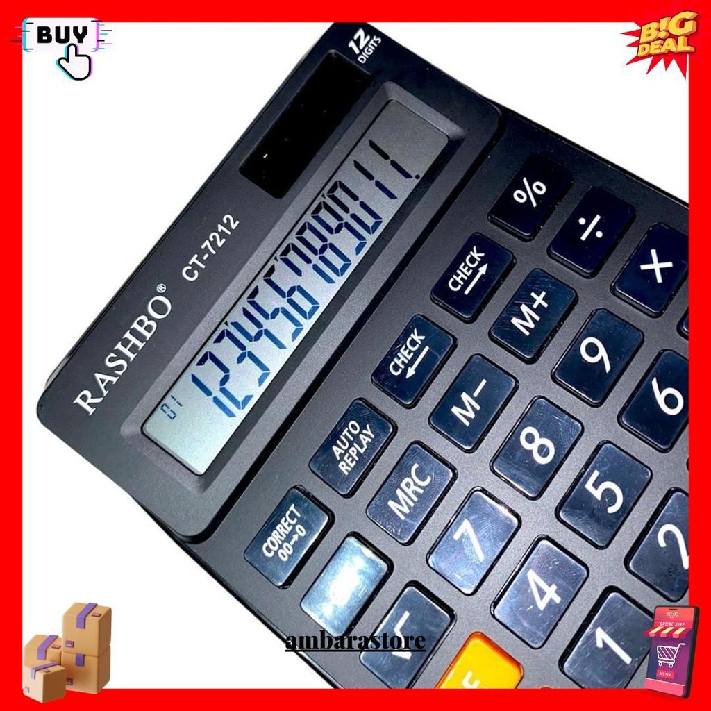 

Tomstore.Id Kalkulator 2 Layar 12 Digit Kalkulator Dagang 2 Display R1101 Termurah Banget