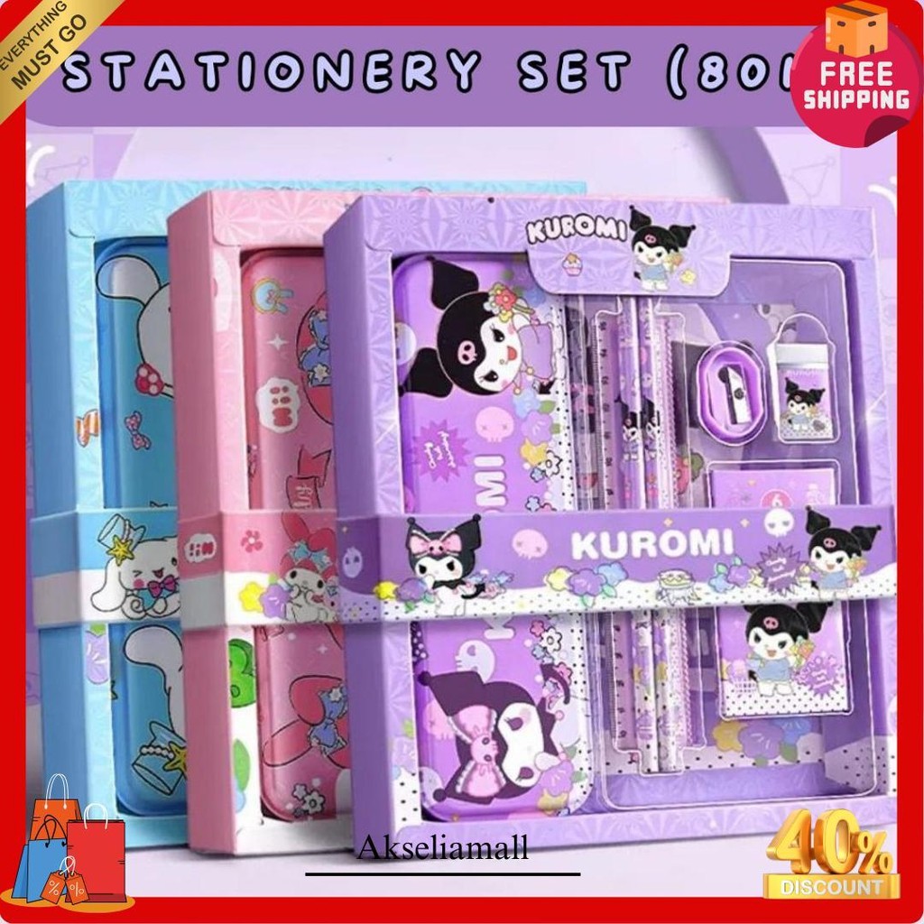 

Kotak Pensil Anak Set Stationery Untuk Hadiah Anak Sekolah Motif Lucu Kartun Lucu Terkenal Viral Booming/ Alat Tulis Set Karakter Kado Bisa Cod