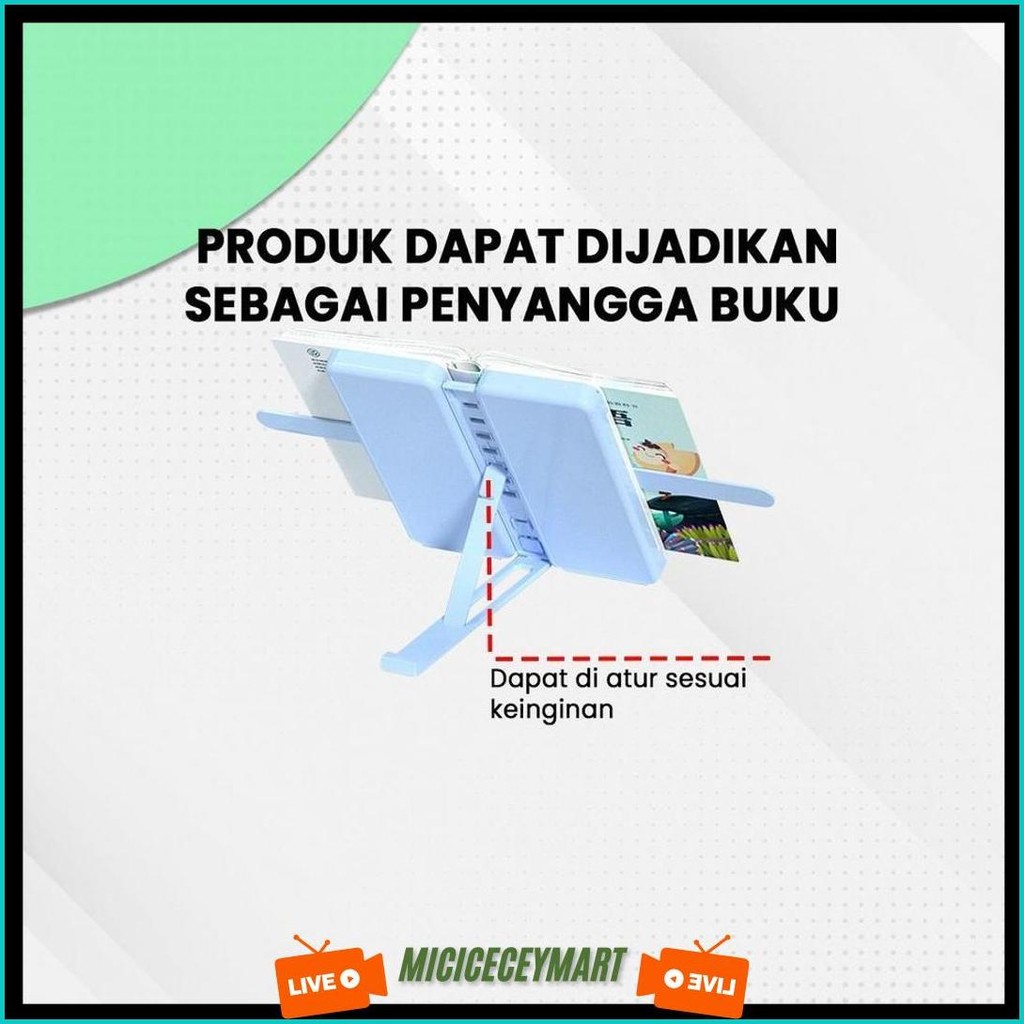 

Tempat Pensil Lipat 2In1 Multifungsi Tempat Penyimpanan Alat Tulis Anak Sekolah / Pencil Case Book Holder Portable / Kotak Pensil Lipat Dengan Tatakan Buku Dan Papan TulisMiniPraktis Bunda A73 Termurah Banget