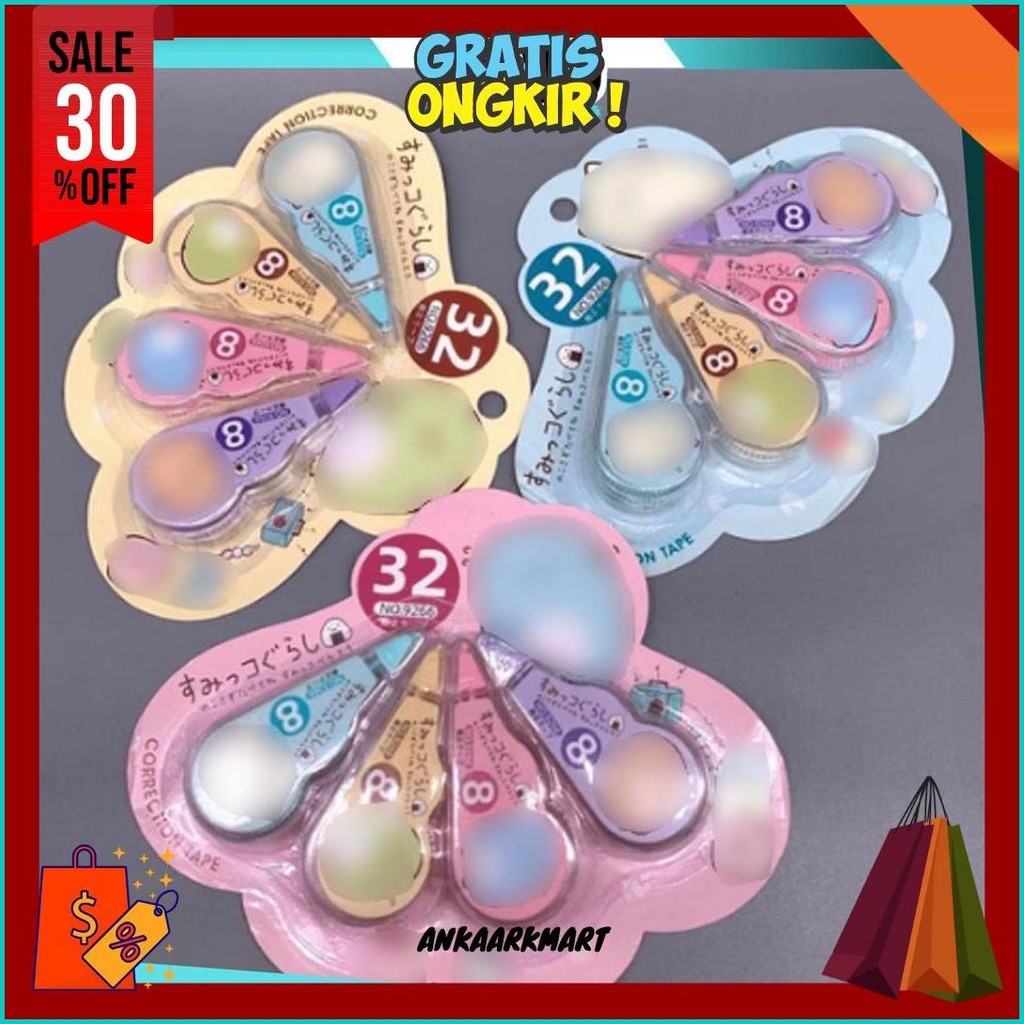 

Sao - S5740 Tipex Set 4Pcs / Tipe-X Set Lucu / Tipe X Pita Set 4Pcs Penghapus Pulpen Roll Correction Tape Tipex Bisa Cod