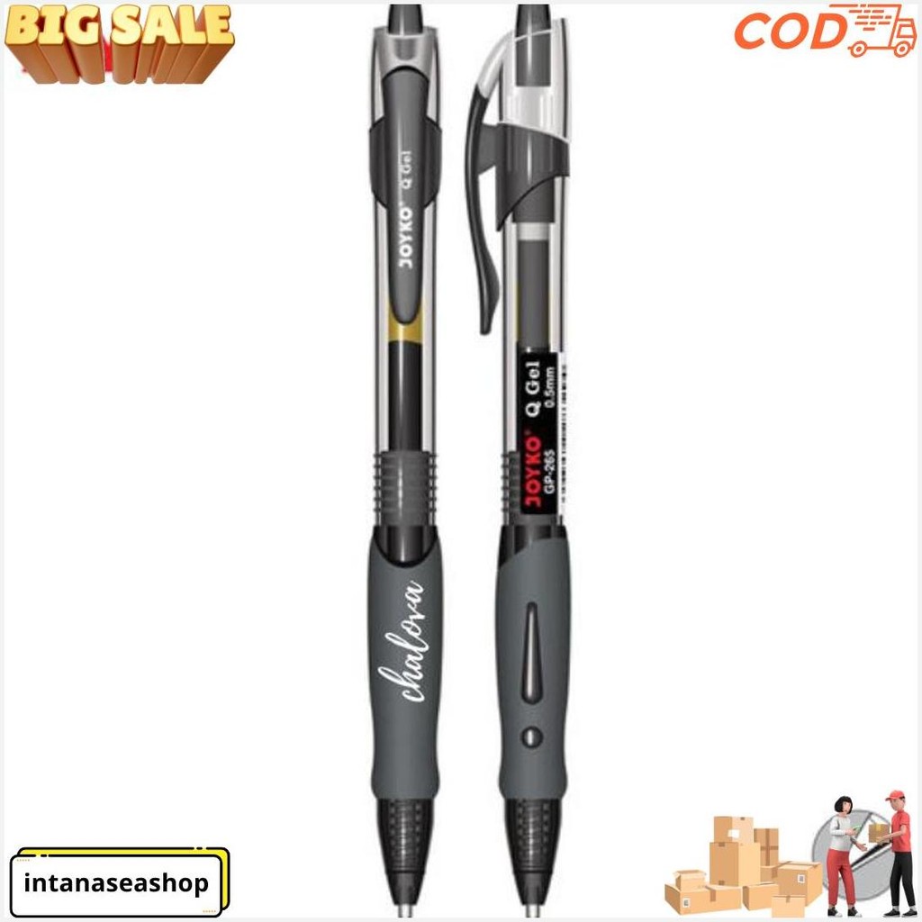 

[Lusin] Pulpen Joyko Gp-265 Q Gel Pen 0.5Mm / Gel Pen Joyko Isi 12 Pcs Termurah Banget