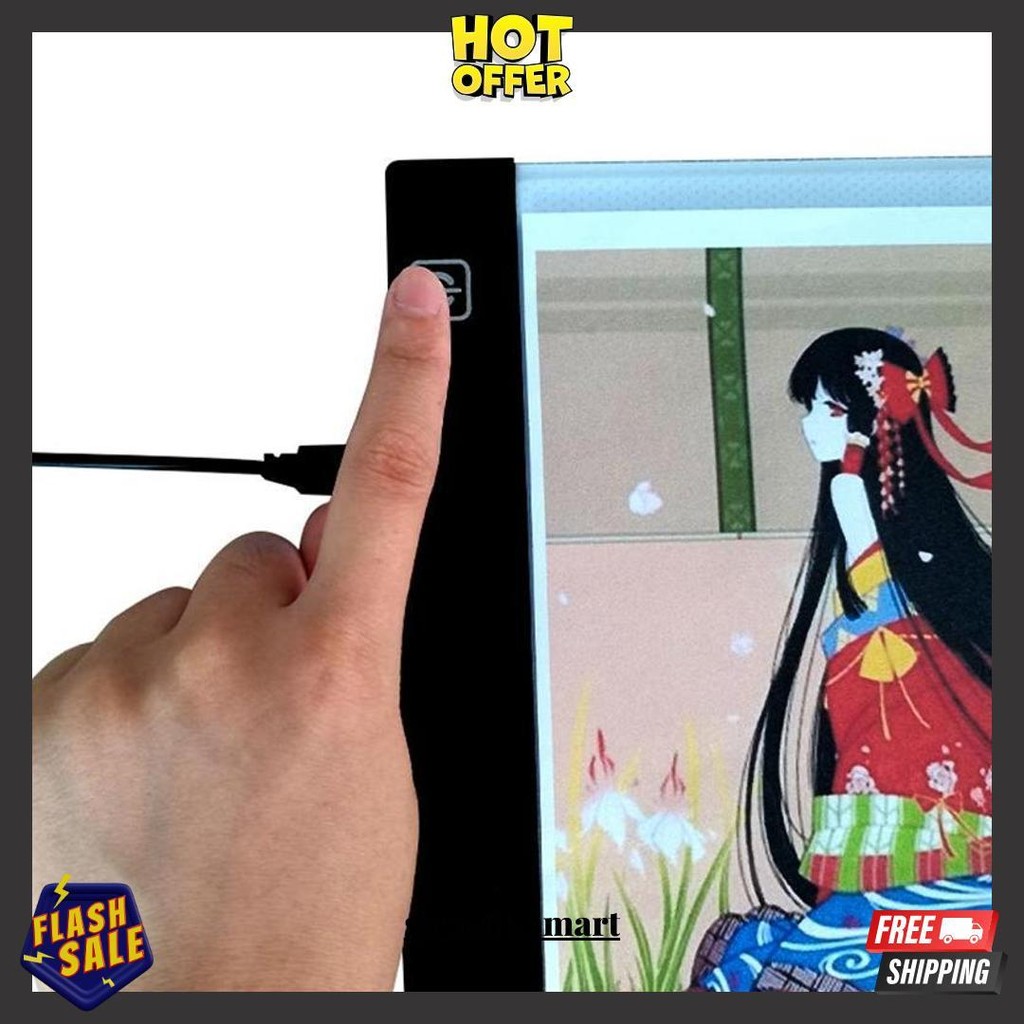 

A3/A4 Led Drawing Tracing Board Stensil Board Papan Jiplak Gambar Led Anak & Dewasa Copy Board Papan Led Light Pad Ultra Slim Terlaris