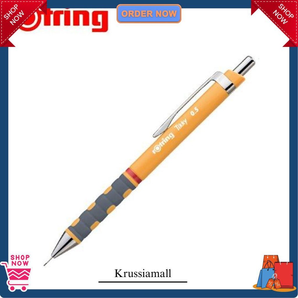 

Rotring Tikky Mechanical Pencil 0.5 / 0.7/ 1.0 Mm / Pensil Mekanik Rotring Siap Kirim