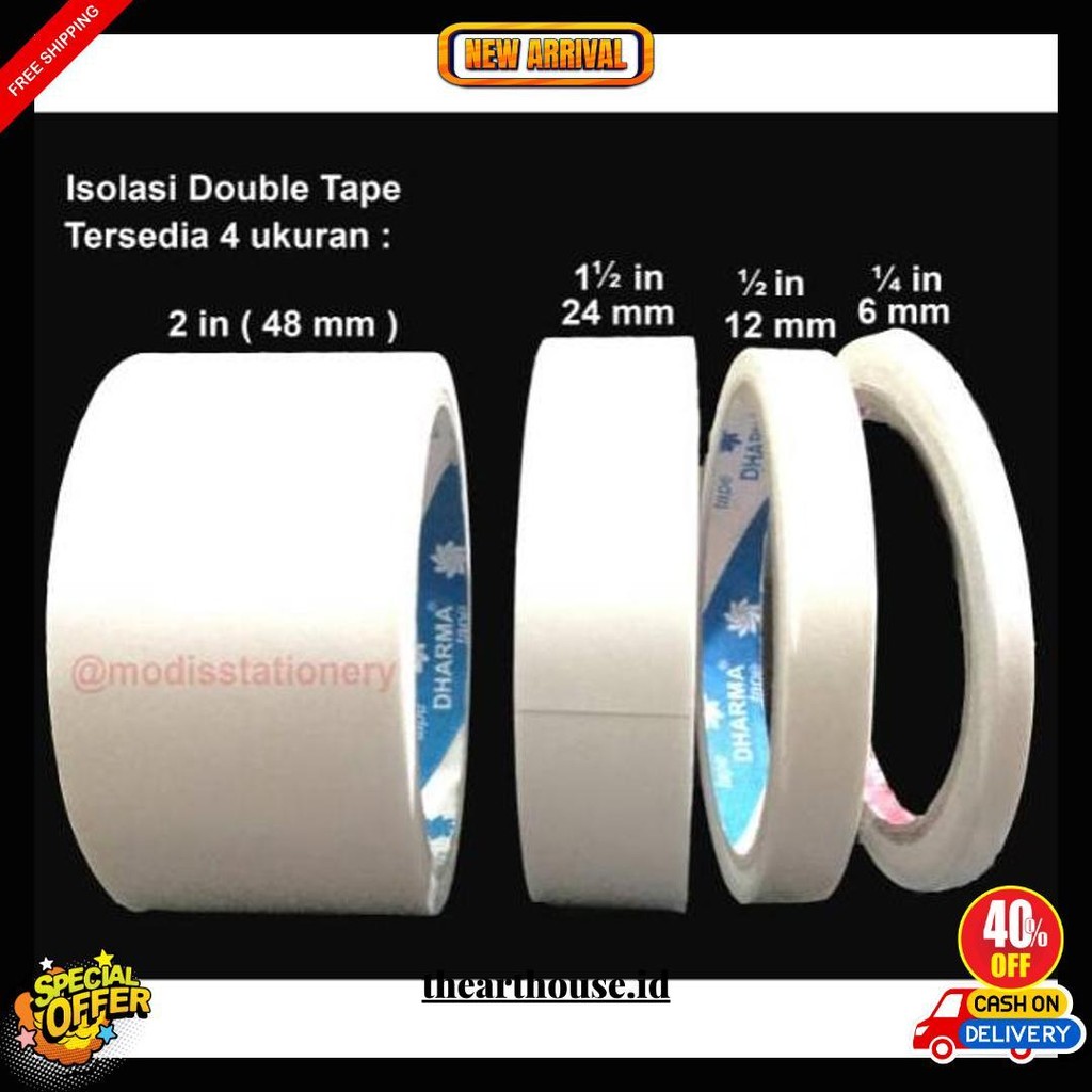 

Isolasi Double Tape Siap Kirim