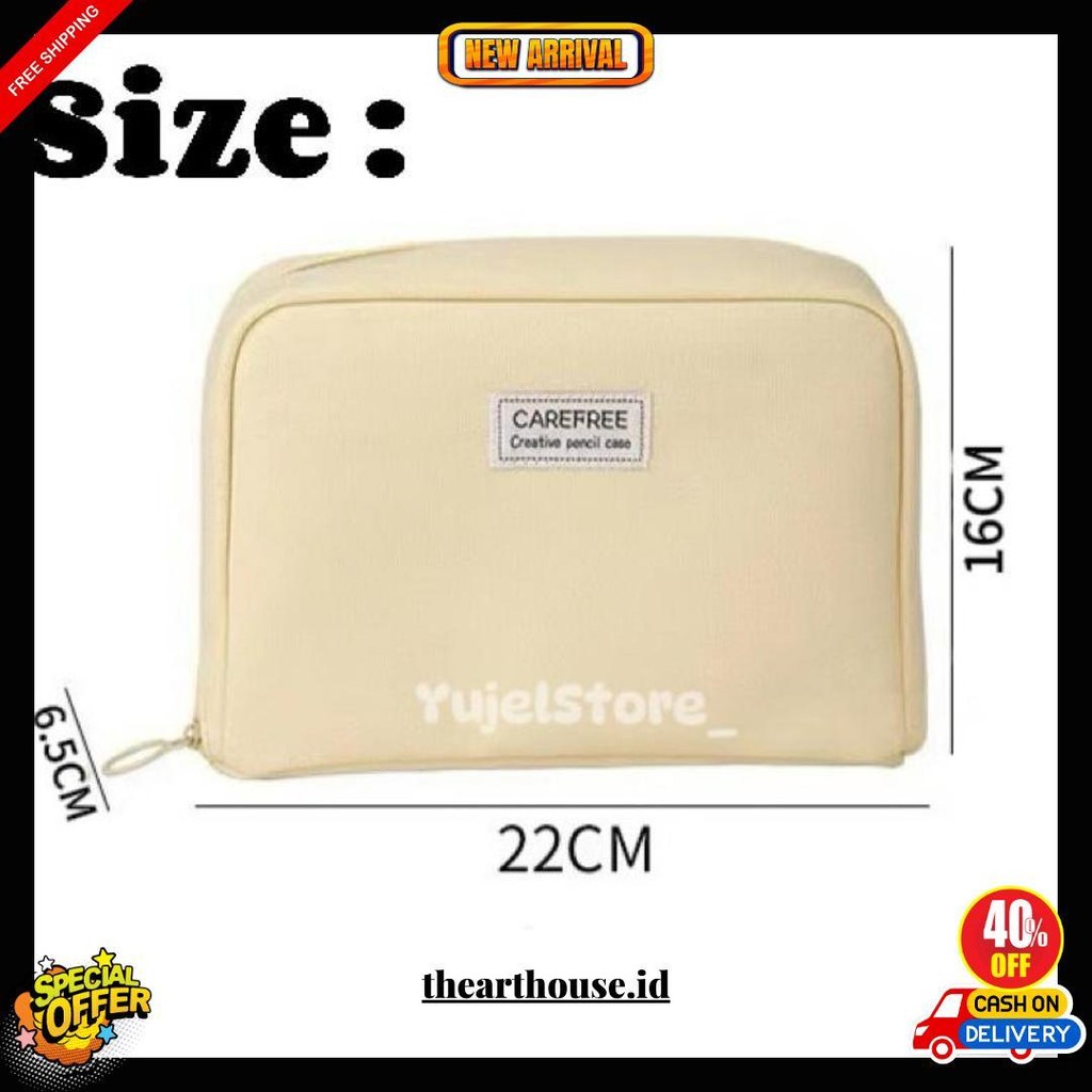 

Tempat Pensil Multifungsi / Tas Perlengkapan Kantor Dan Anak Sekolah / Kotak Pensil Aesthetic Gratis Ongkir