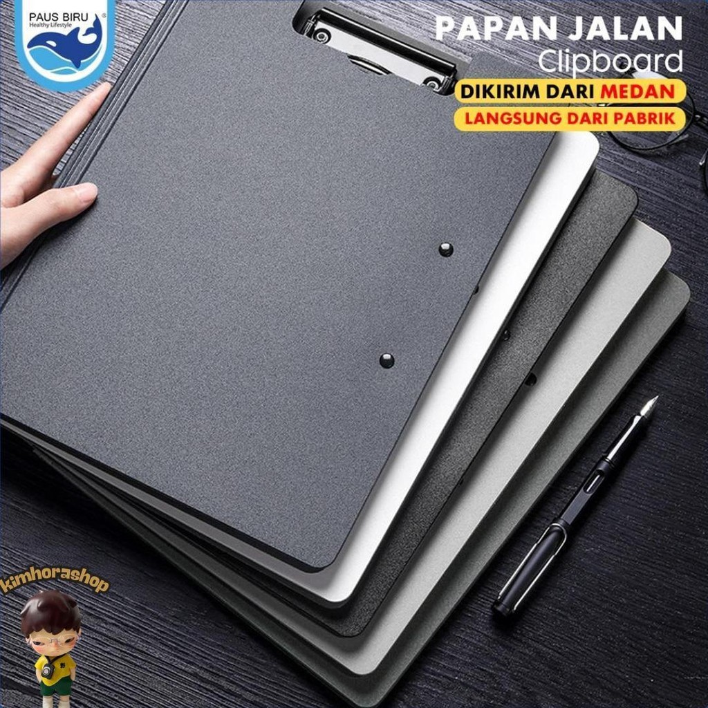 

Paus Biru - Papan Jalan 2 In 1 Clipboard Aesthetic Papan Ujian Buka Tutup Map Dokumen Ukuran A4 Sale
