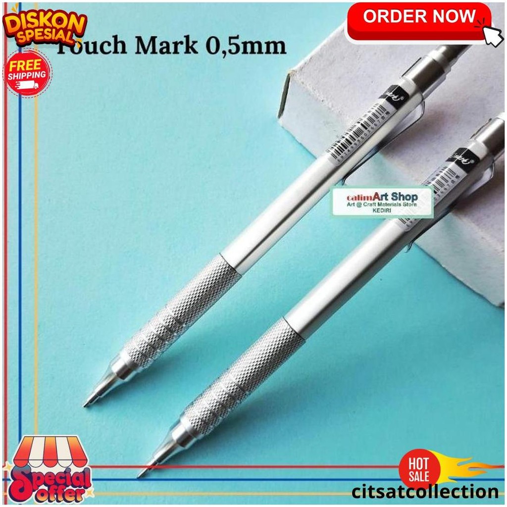 

Pensil Mekanik Touch Mark 0.3Mm Dan 0.5Mm - Drafting Pencil Terlaris