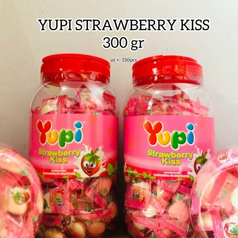 

gfd-12 YUPI STRAWBERRY KISS 300GR Berkualitas