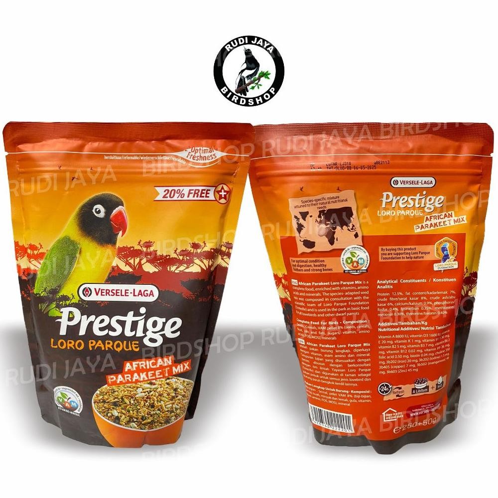 rwe-45 Prestige Lovebird Versele Laga Pakan Makanan Burung Lovebird LB Import Kualitas Terjamin Hema