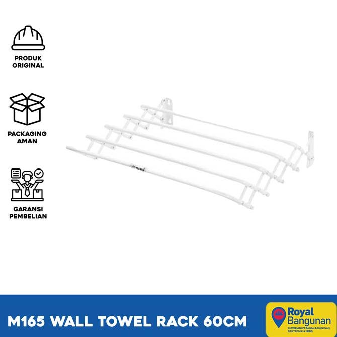 RAK HANDUK DINDING MAMI1 M-165/M 165/M165 WALL TOWEL RACK 60CM 1304T