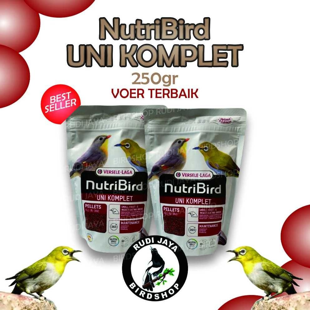 As23 NUTRIBIRD NUK UNI KOMPLET 250 GRAM SARI BUAH ASLI IMPORT VERSELE LAGA ASLI PUR VOER PAKAN MAKAN