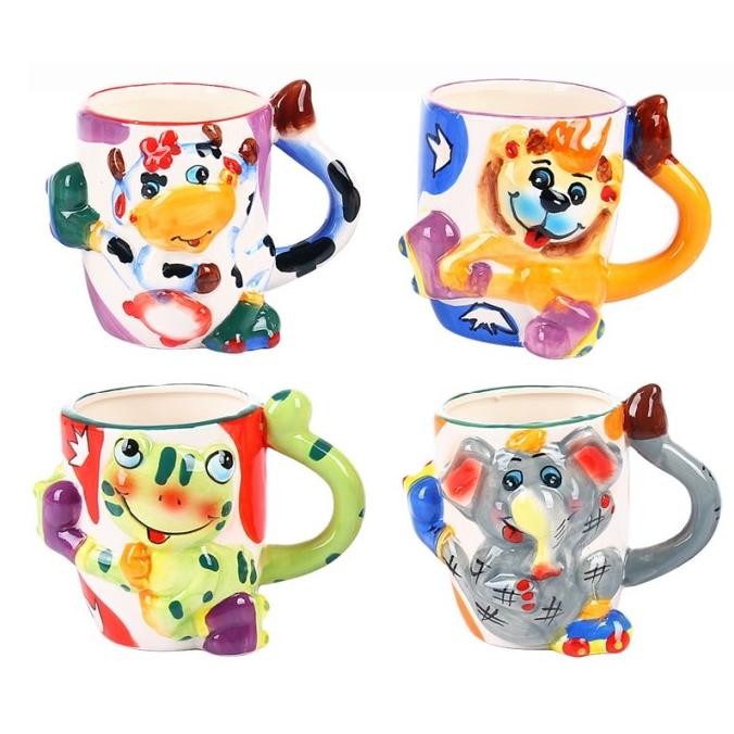 Sale Gift Mug Gelas Keramik Karakter Hewan Lucu
