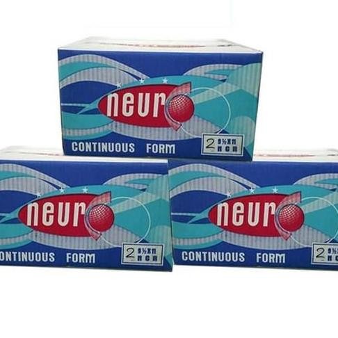 

TERMURAH - Continuous Form / Kertas Dot Matrix Neuro 9 1/2 x 11 - 2 Ply NCR (K2)