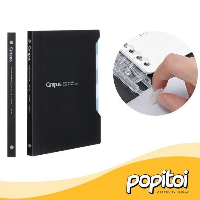 

TERBARU - Kokuyo Easy to Open Binder with Index Tabs Aesthetic Loose Leaf