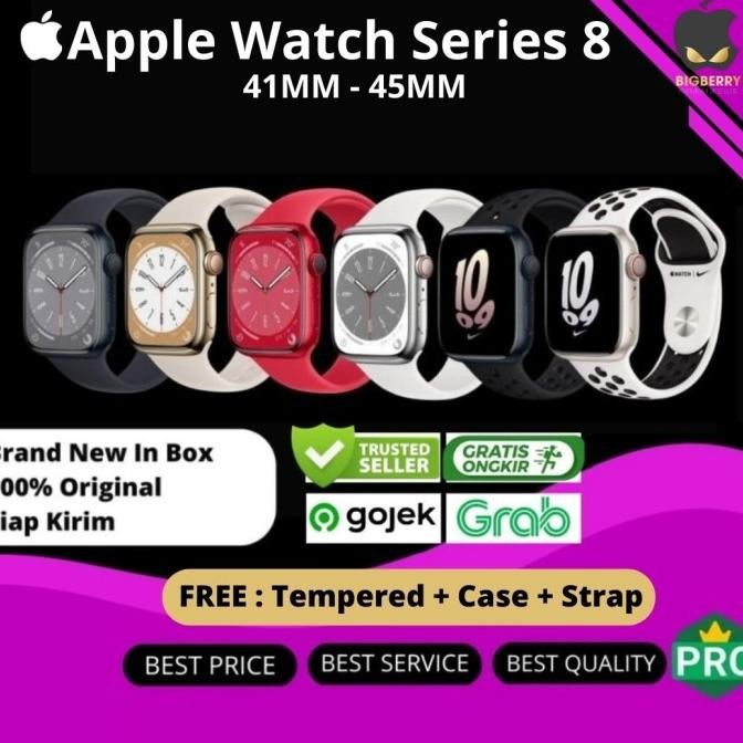 NEW Apple Watch Series 8 2022 41mm 45mm Nike iWatch Midnight Starlight