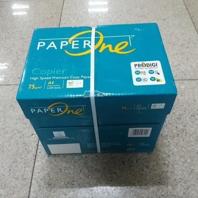 

TERLARIS - Kertas A4 70Gr Paperone 1 Dus (5 Rim) / Kertas HVS A4 70Gr Paperone