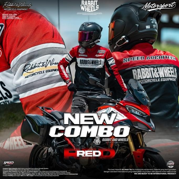 BEBAS ONGKIR - NEW COMBO "RED" RABBIT AND WHEELS