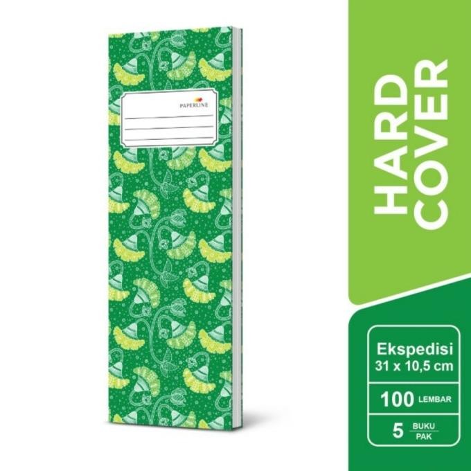 

Diskon!! Buku Tulis Ekspedisi Hard Cover Paperline 1/2 Folio 100 Lembar Per Pak