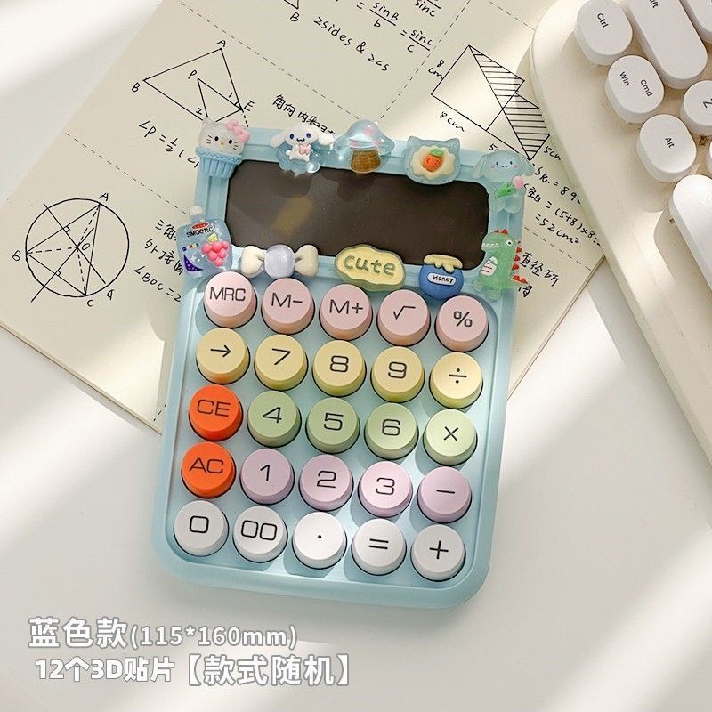 

Kalkulator Seri Warna Dopamin Komputer Keyboard Fleksibel yang Imut