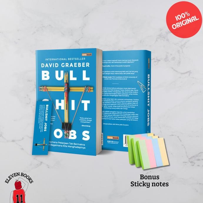 Buku Original Bullshit Jobs - David Graeber (Reneturos)