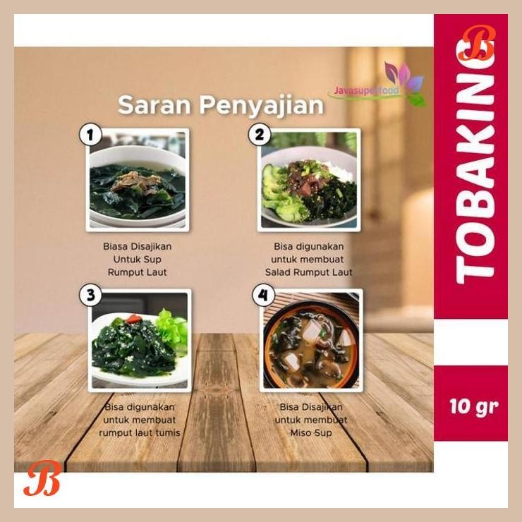 

| RMP | WAKAME RUMPUT LAUT KERING DRIED SEAWEED MIYEOK MISO SOUP 10GR