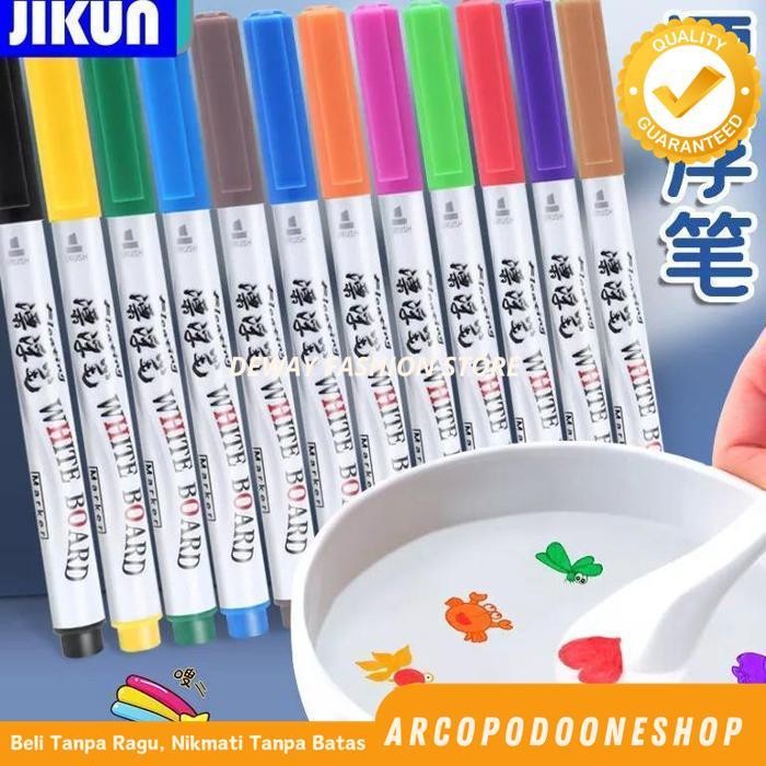 

12PCS SPIDOL APUNG AJAIB BISA MENGAPUNG DALAM AIR / MAINAN EDUKASI SPIDOL ANAK ANAK / MAGIC MARKER TERBAIK !