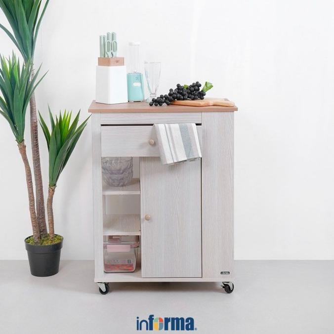 Promo Informa - Troli Dapur - Galvin Troli Dapur - Putih