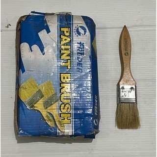 

[12 pcs] FREDER Kuas Cat 4 " inch Tembok Dinding Gagang Kayu rj