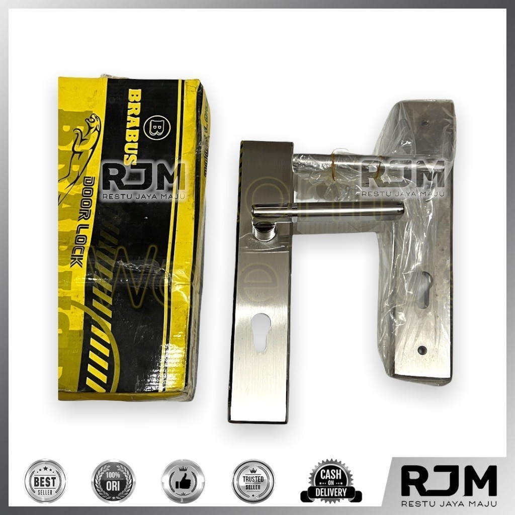 BRABUS Gagang Handle Pegangan Kunci Pintu Rumah Tanpa Body L