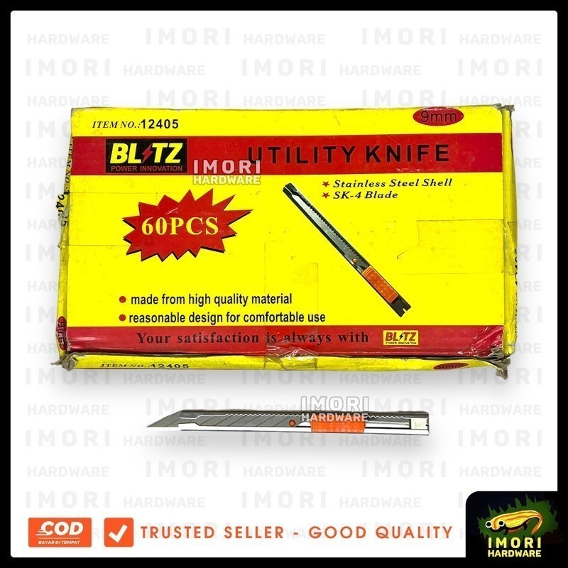 

BLITZ Cutter Stainless 9mm Kater Kecil Cuter Small Im