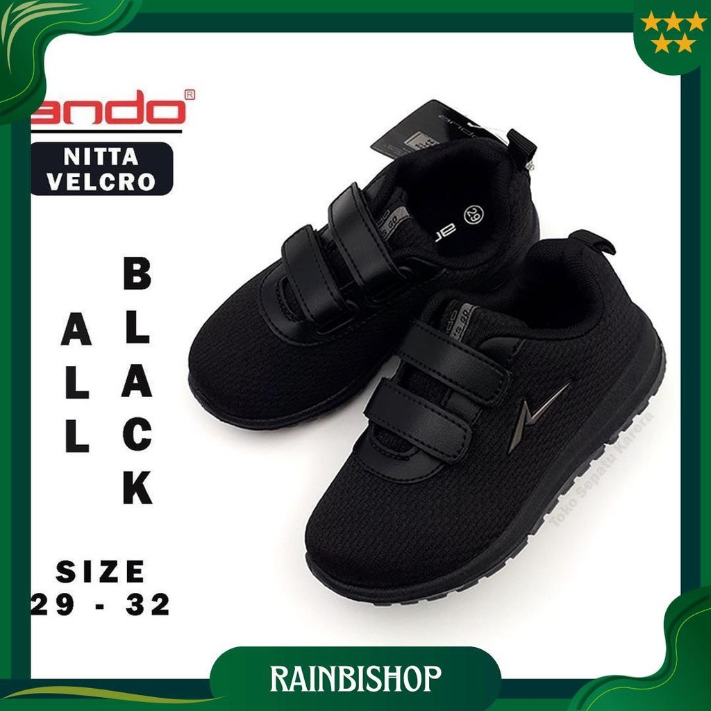 Sepatu Sekolah Ando Adrina Josie Nitta Original Sneakers Pria Wanita Junior Sporty Casual Trendy Pro