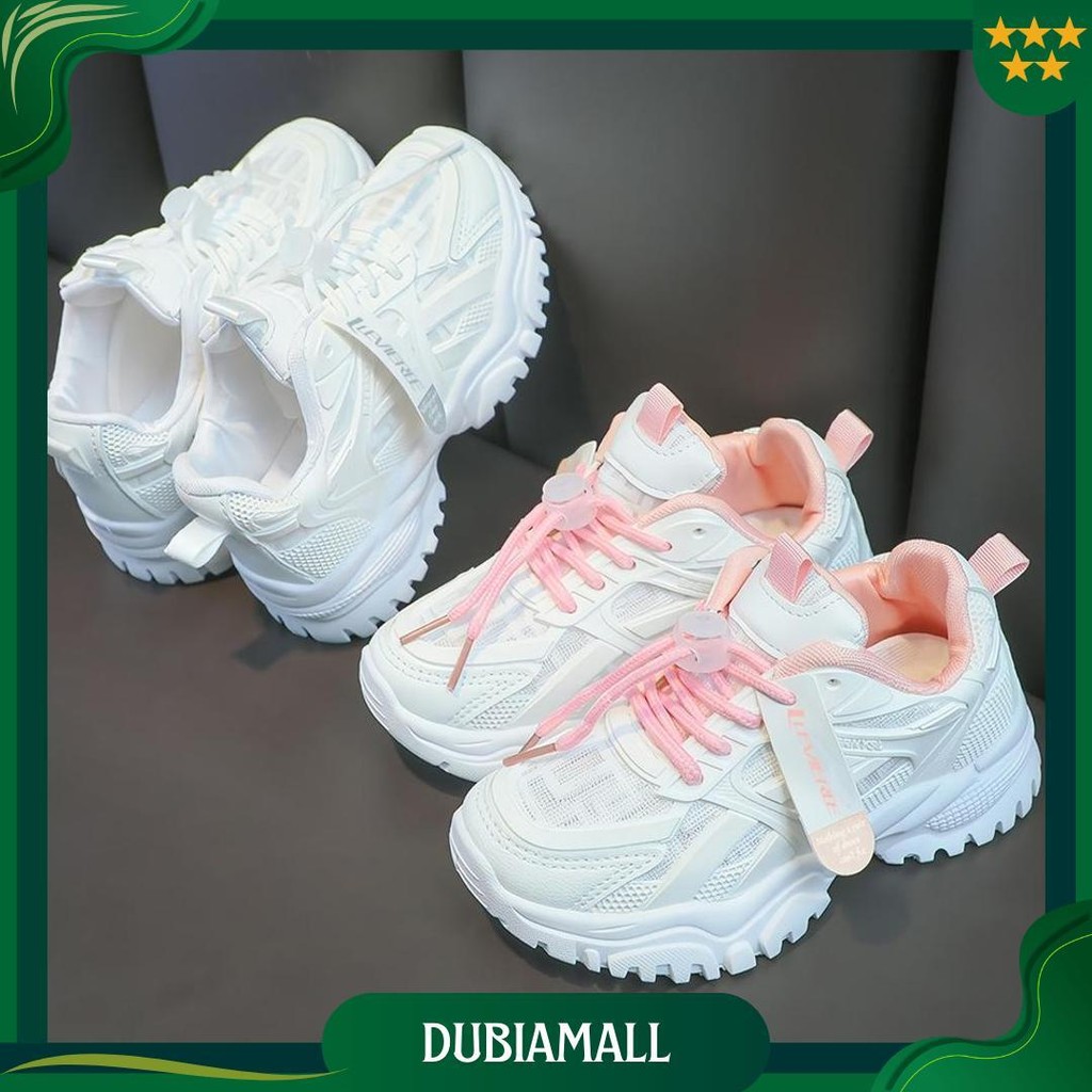 Weimport Free Box Size 26-37 Sepatu Sneakers Anak Fashion Korean Sepatu Sport Anak Lv0530 Ori
