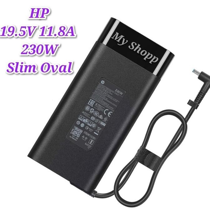Adaptor Charger Laptop Hp Victus Gaming 16 16-S0009Ax 16-S0010Ax 19.5V 11.8A 230W Slim Oval New Stok