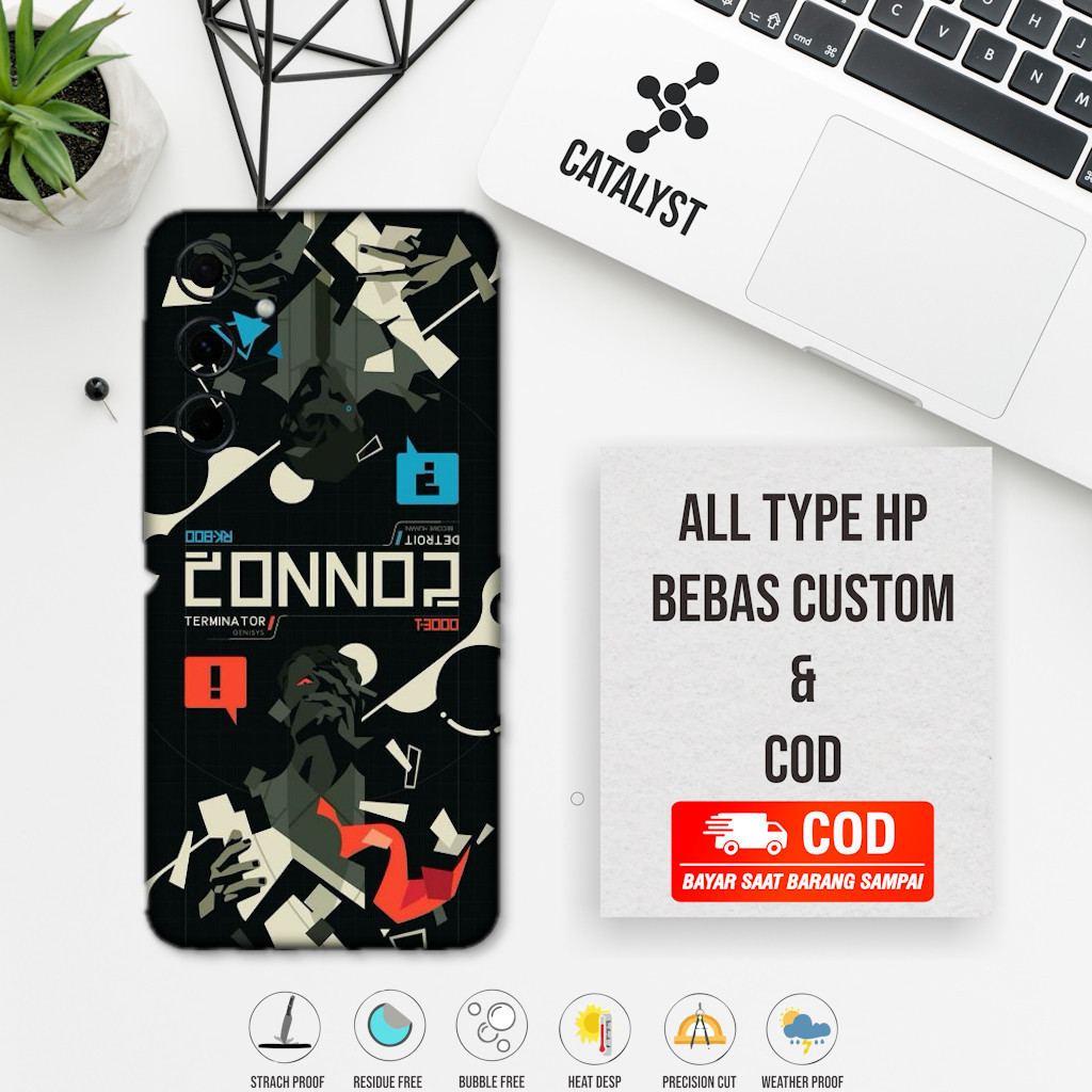 

*PromoTerjangkau* Samsung A35 Letter 4ch Garskin Wrap Stiker Premium / X Casing Case COD