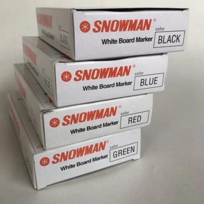 

Diskon!! Spidol Snowman White Board Per Lusin