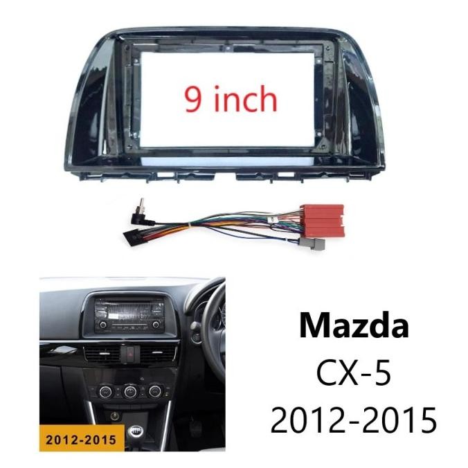 frame headunit android 9 inch mazda cx5 cx-5 2012 -2015