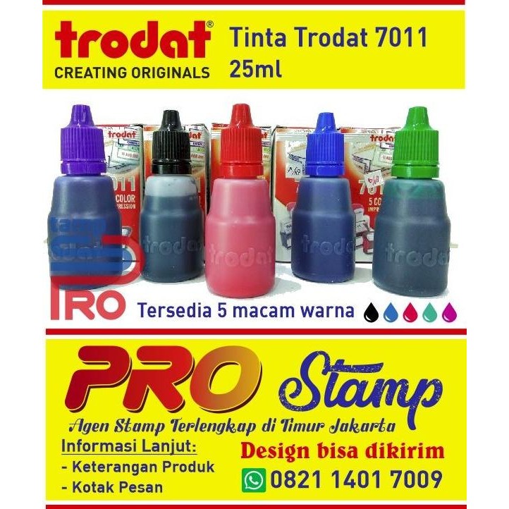 

Promo!! Tinta Trodat 7011 25Ml
