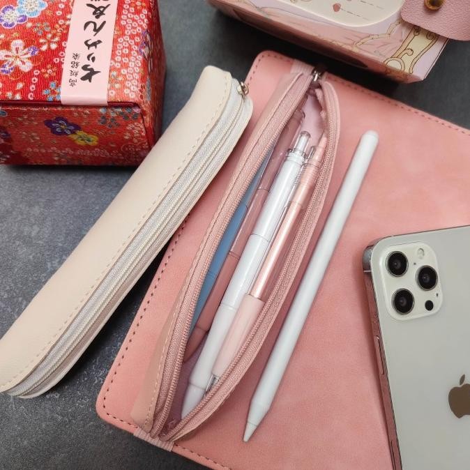 

Diskon!! Pen Pencil Case Tempat Pensil Pena Case Sleeve Karet Holder
