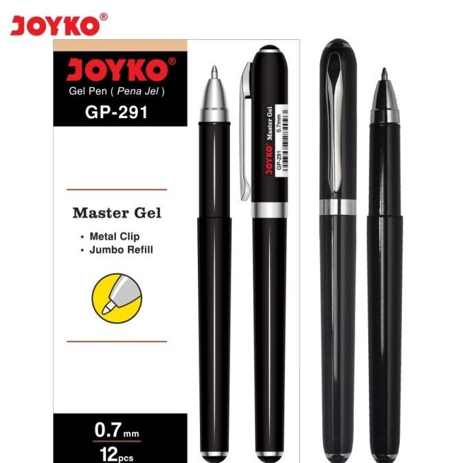

Murah!! Gel Pen Pulpen Pena Joyko Gp-291 Master Gel 0.7 Mm / Lusin