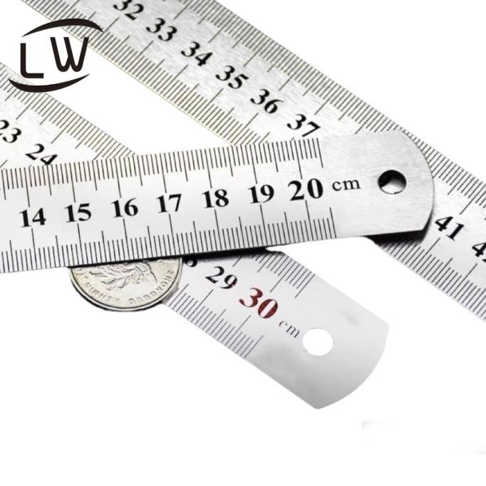 

Diskon!! Penggaris Stainless Steel High Quality - 1000Mm / 100Cm