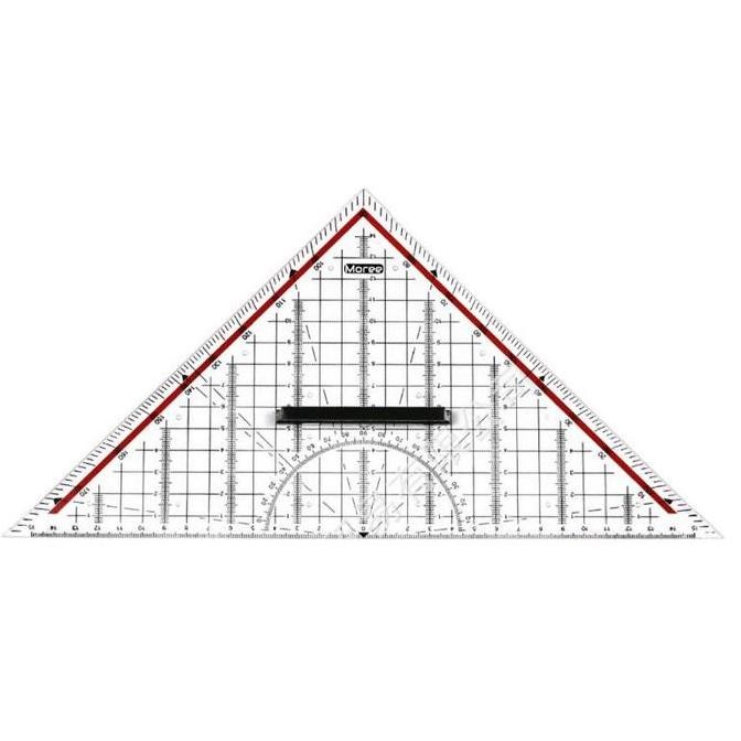 

Promo!! Moree Penggaris Segitiga Pegangan Besar 30Cm