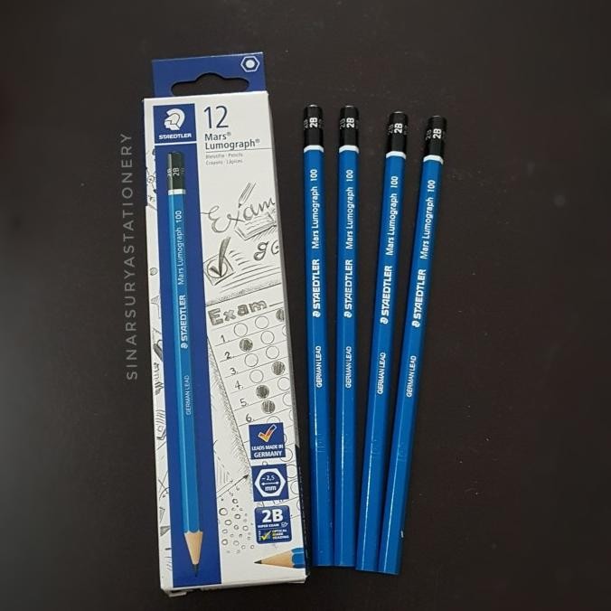 

Murah!! Pensil 2B Staedler Mars Lumograph100 Utk Ujian Per Lusin