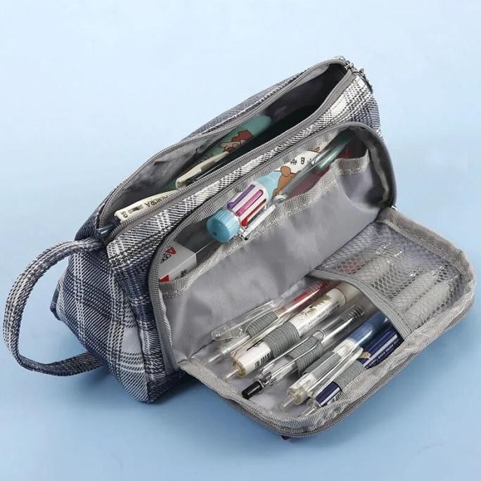 

Promo!! Tempat Pensil Pencil Case Pouch Stationery Yn317 Black