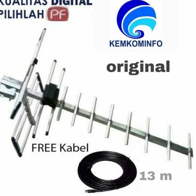 antena digital antena tv outdoor original + kabel 13m