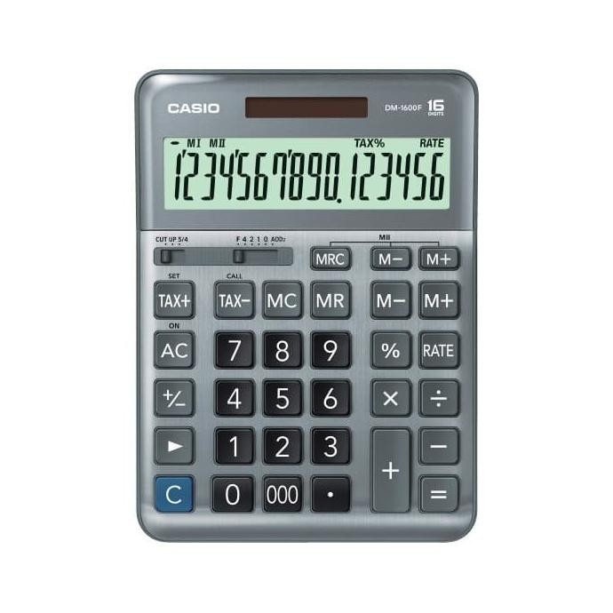 

TERMURAH - CASIO DM1600F Kalkulator Kantor 16 digit PENGHITUNG PAJAK