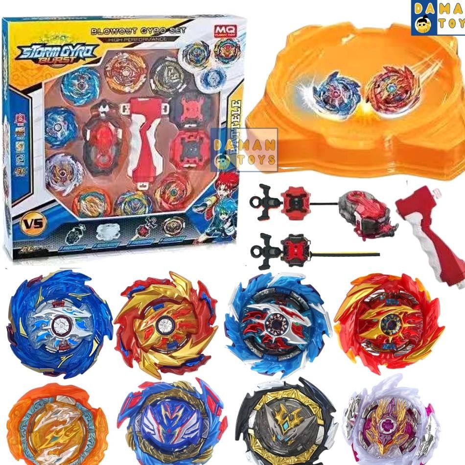 Mainan Ganging Arena Beyblade Burt Hyperion Helio Longinu Belial Ganing Gaing Bayblade