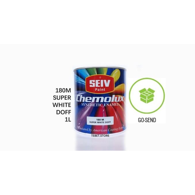 

CAT MINYAK UTK KAYU / BESI MERK SEIV WARNA SUPER WHITE DOFF (DOP) ORIGINAL DAN TERPERCAYA